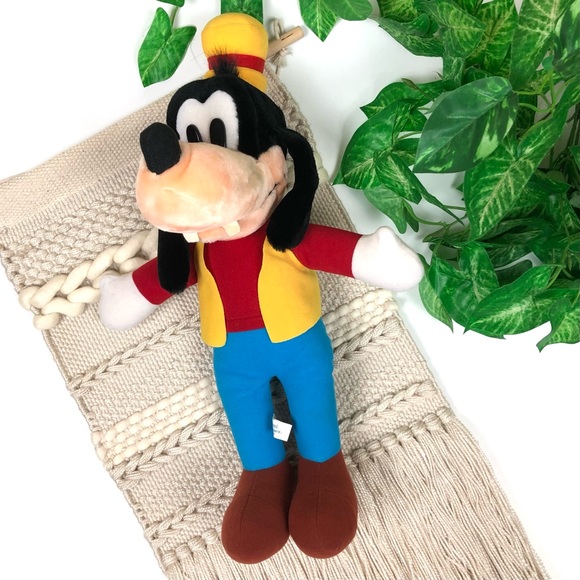Vintage Disneyland Walt Disney World Goofy Plush 19” Stuffed Animal